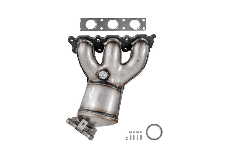Catalytic Converter Fits 2008-2012 Land Rover LR2, 2007-2010 Volvo S80, 2009-2010 Volvo V70, XC60, XC70 w/3.2L I6 Eng. [Right]