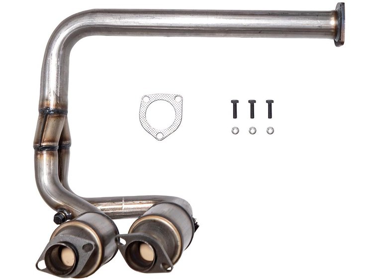 Catalytic Converter Fits Select 2000-2003 Jeep Wrangler, 4WD w/4.0L I6 [Front]