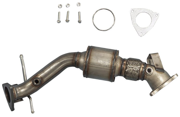 Catalytic Converter Fits Select 2014-2018 Land Rover Models w/2.0L 4 cyl. & 2.0L Turbo 4 cyl. [Front]