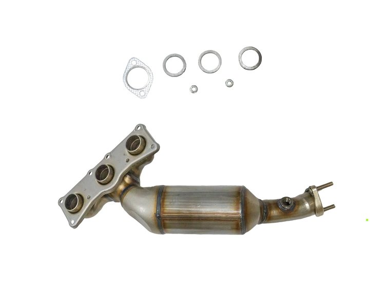 Catalytic Converter Fits Select 2007-2013 BMW 128i, 328i, 328i xDrive, X5 Models w/3.0L I6 Eng. [Rear]