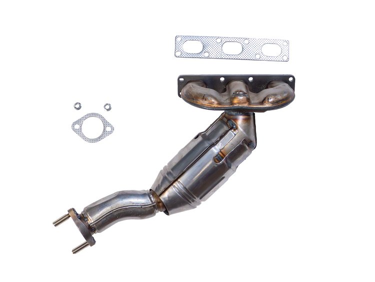 Catalytic Converter Fits 2001-2003 BMW 525i w/2.5L I6 Eng., 530i w/3.0L I6 Eng., 2001-2006 X5 w/3.0L I6 Eng. [Rear]