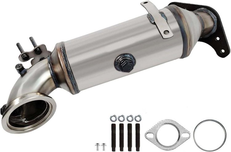 Catalytic Converter Fits 2018-2020 Chevy Equinox, GMC Terrain, 2016-2020 Chevy Malibu w/1.5L Turbocharged 4 cyl. Eng. [Front]