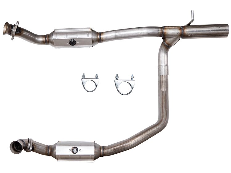 Catalytic Converter Fits 2009-2014 Ford E150, E250 & E350 Super Duty w/5.4L V8 Eng. [Front]