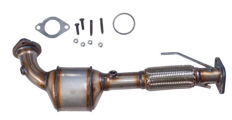 Catalytic Converter Fits 2015-2017 Ford Edge, 2017-2018 Ford Fusion, 2017-2020 Lincoln MKZ  w/2.0L Hybrid & Turbo 4 cyl. [Front]