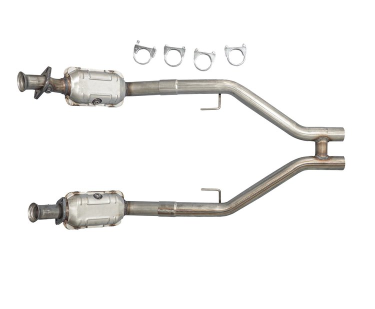Catalytic Converter Fits 2005-2010 Ford Mustang 2-Door Convertible & 2-Door Coupe w/4.6L V8 Eng. [Front]