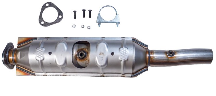 Catalytic Converter Fits 1997-2004 Ford E150, E250 Econoline Models, 1997-2002 Ford E350 Econoline Models w/5.4L V8 Eng. [Front]