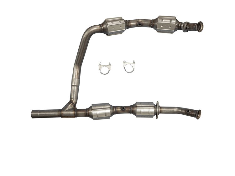 Catalytic Converter Fits 2007-2008 Ford E150, E250 Econoline Models w/4.6L V8 Eng. [Front]