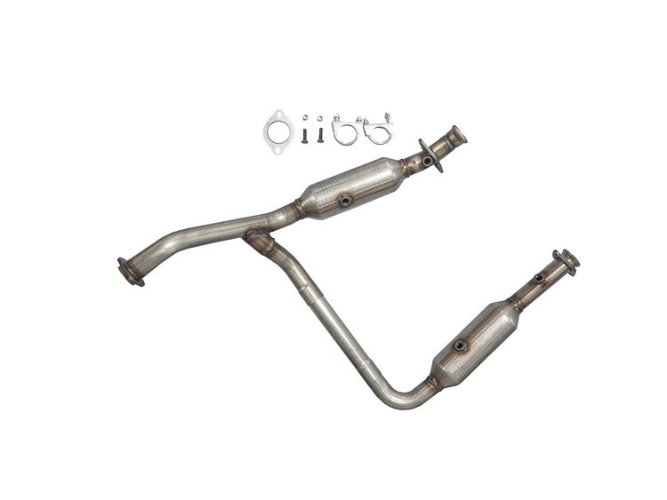 Catalytic Converter Fits 2006-2010 Ford Explorer, Explorer Sport Trac, Mercury Mountaineer w/4.0L V6 Eng. [Front]