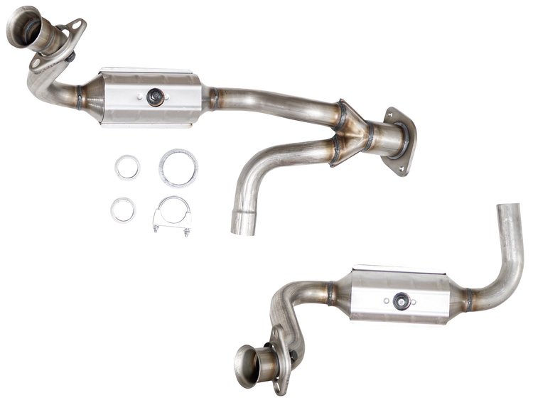 Catalytic Converter Fits 2008-2010 Ford F250, F350 Super Duty w/5.4L V8 & 6.8L V10 Eng. [Front]