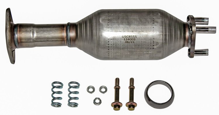Catalytic Converter Fits 1997-2001 Honda CR-V, 1996-1997 Honda Odyssey, Isuzu Oasis w/2.0L, 2.2L 4cyl. [Front]