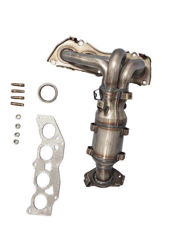 Catalytic Converter Fits 2009-2015 Toyota Venza w/2.7L 4 cyl. Eng., 2012-2017 Toyota Camry w/2.5L 4 cyl. Eng. [Front]
