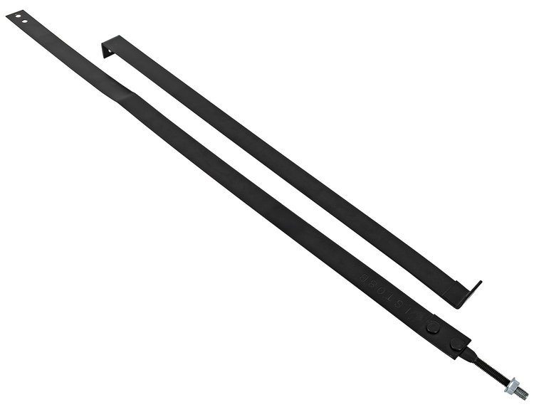Fuel Tank Straps for 1982-2001 Chevy S10, 1982-1990 GMC S15, 1991-2001 Sonoma, 1996-2000 Isuzu Hombre Trucks [18.5-Gallon Tank]