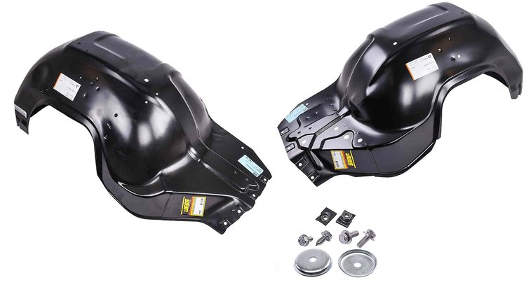 Front Inner Fender & Hardware Kit for 1968-1972 Chevy Chevelle, El Camino, Malibu [Stainless Steel Hardware]