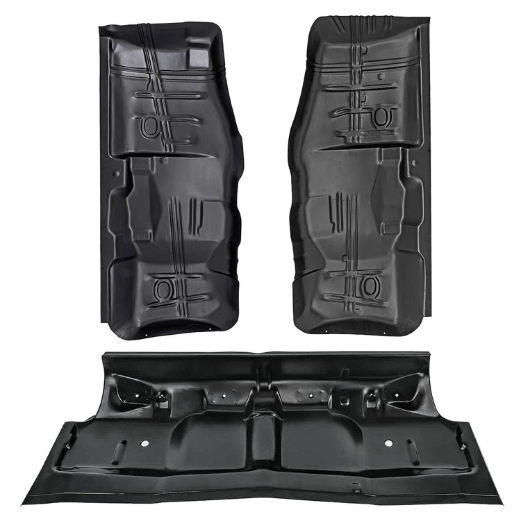 Full-Length and Rear Under Seat Floor Panel Kit Fits Select 1968-1972 Buick, Chevrolet, Oldsmobile, Pontiac Models
