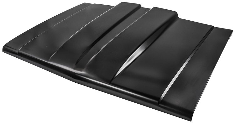 Cowl Induction Hood Fits Select 1981-1991 Chevrolet, GMC C/K Series Truck, Suburban, Blazer, Jimmy [Steel]