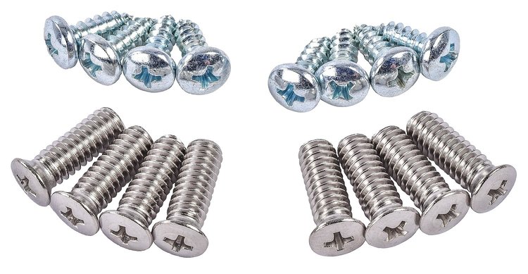 16-Piece Door Panel Screw Set for 1967-1971 Chevrolet & GMC C/K Truck, SUV, Suburban
