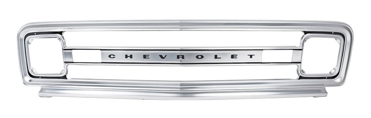 Grille for 1969-1970 Chevrolet Truck, Blazer & Suburban w/Chevrolet Letters [Anodized Aluminum]