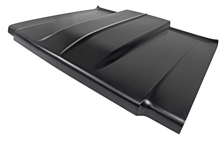 Cowl Induction Hood Fits Select 1973-1978 Chevrolet and GMC C/K Series Trucks, Suburban, Blazer, Jimmy [Steel]