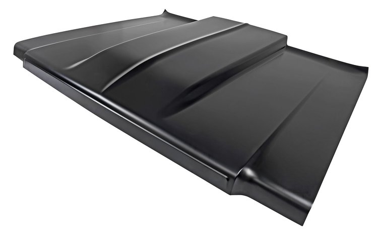 Cowl Induction Hood Fits Select 1979-1980 Chevrolet and GMC C/K Series Truck, Suburban, Blazer, Jimmy [Steel]