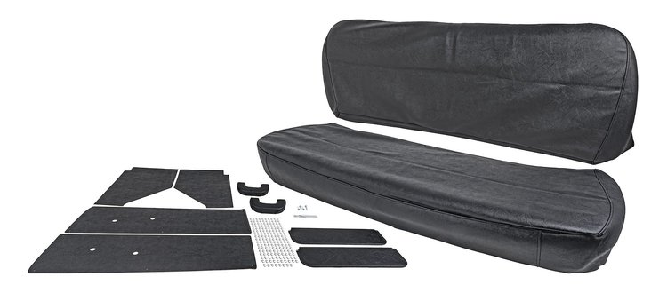 Interior Upholstery Kit for 1947-1955 (1st Series) Chevrolet and GMC Truck [Black]