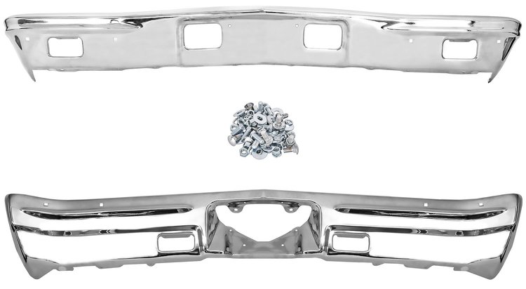 Bumper Kit with Mounting Hardware for 1968 Chevrolet Chevelle [Front & Rear]