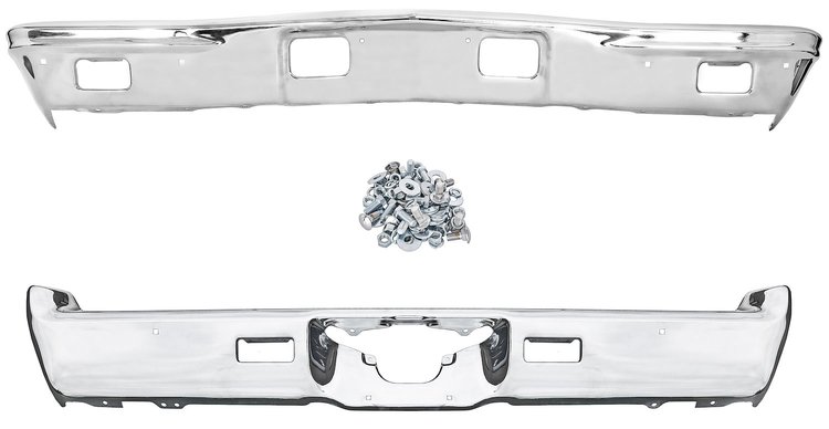 Bumper Kit with Mounting Hardware for 1968 Chevrolet El Camino [Front & Rear]