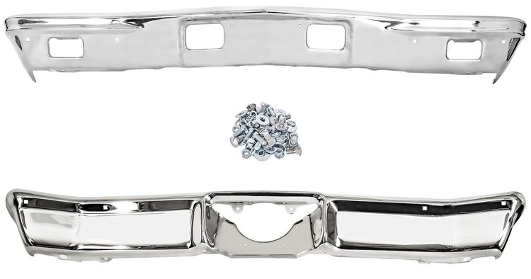 Bumper Kit with Mounting Hardware for 1969 Chevrolet Chevelle [Front & Rear]