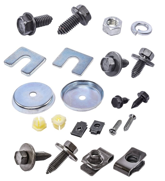 Front End Bolt Kit 1968-1972 Chevy Chevelle, El Camino, 1970-1972 Chevy Monte Carlo - Black Finish