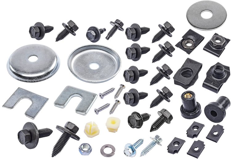Front End Bolt Kit 1969 Chevy Camaro RS - Black Finish