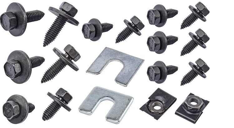 Front End Bolt Kit 1965-1970 Chevrolet Full Size - Black Finish