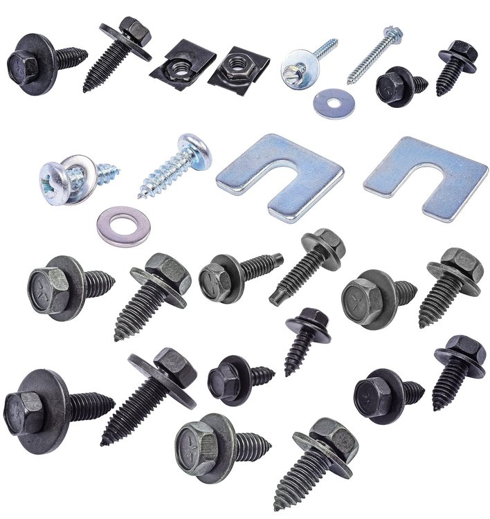 Front End Fastener Kit for 1981-1987 GM Truck/SUV [Black Finish]