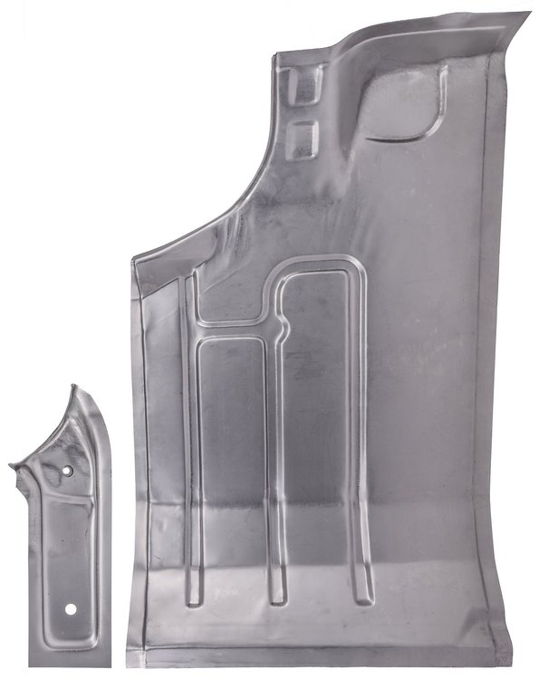 Trunk Floor Pan w/Brace Fits Select 1964-1967 Buick, Chevy, Oldsmobile, Pontiac Models [Left/Driver Side]