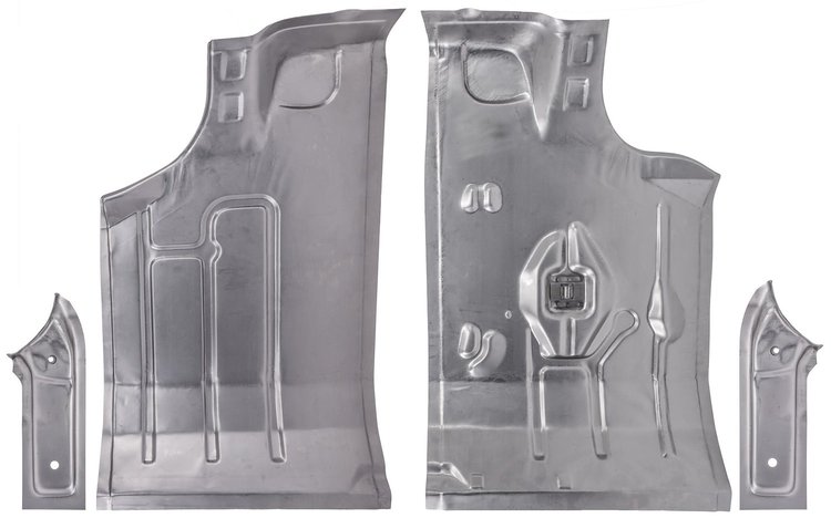 Trunk Floor Pans w/Braces Kit Fits Select 1964-1967 Buick, Chevrolet, Oldsmobile, Pontiac Models