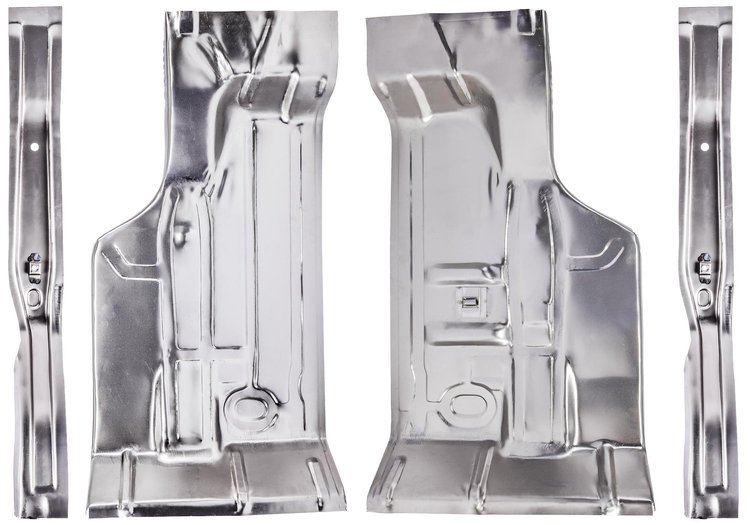 Trunk Floor Pans w/ Braces Kit Fits Select 1968-1972 Buick, Chevrolet, Oldsmobile, Pontiac Models