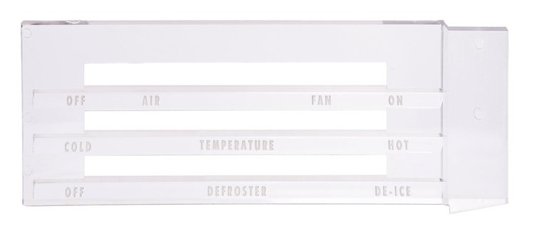 Heater Control Face Plate for 1966-1967 Chevy Chevelle, El Camino
