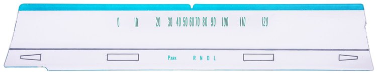 Speedometer Lens for 1966-1967 Chevrolet Chevelle & El Camino [GM Powerglide Transmission]