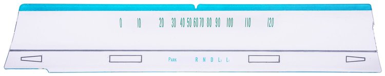 Speedometer Lens for 1966-1967 Chevrolet Chevelle & El Camino [GM Turbo-Hydramatic Transmission]