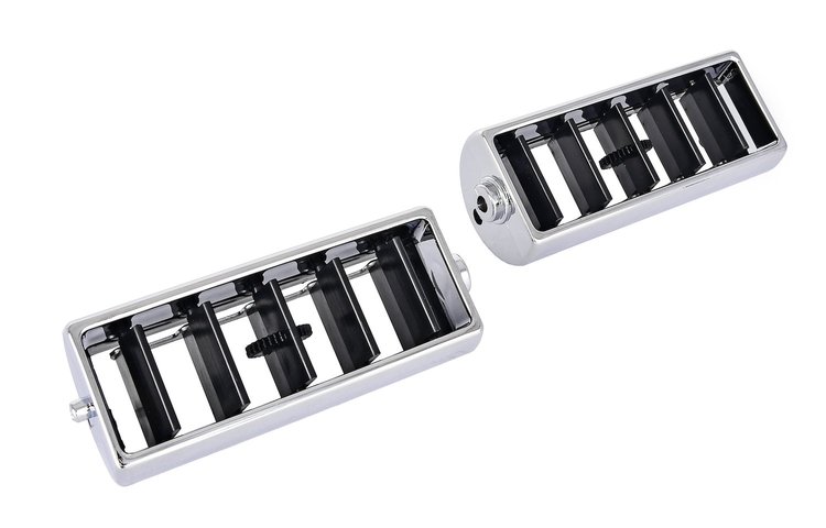 Center Dash A/C Vents for 1969-1972 Chevy Chevelle, El Camino, 1970-1972 Chevy Monte Carlo with Factory AC