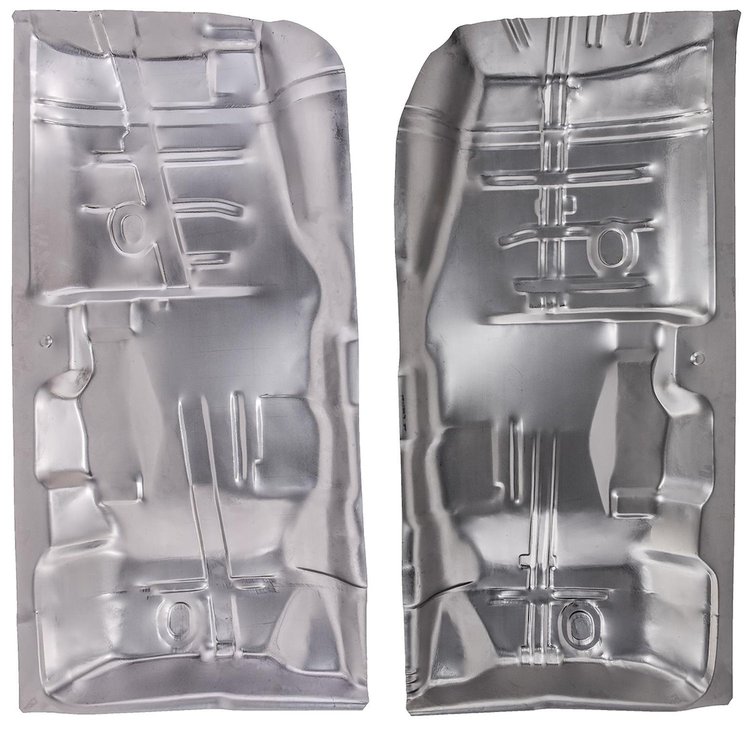 2-Piece Front to Rear Floor Pan Kit for Select 1968-1972 GM A-Body Models