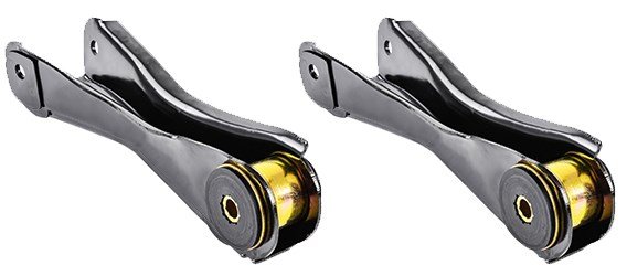 GM Rear Upper Control Arm Kit w/Urethane Bushings for 1968-1972 GM A-Body, 12 Bolt Rear End