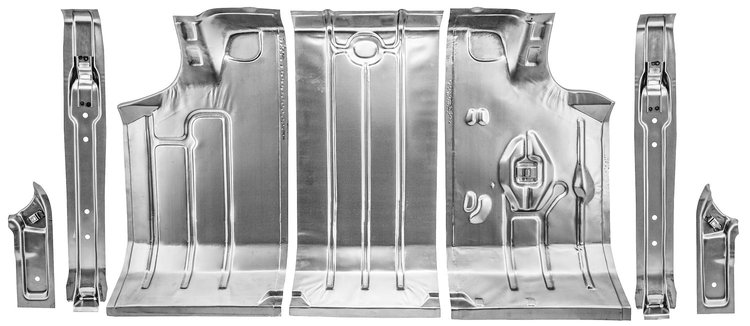 Trunk Floor Pan Kit for 1964-1967 GTO, LeMans, Tempest, Skylark, Cutlass (GM A-Body)