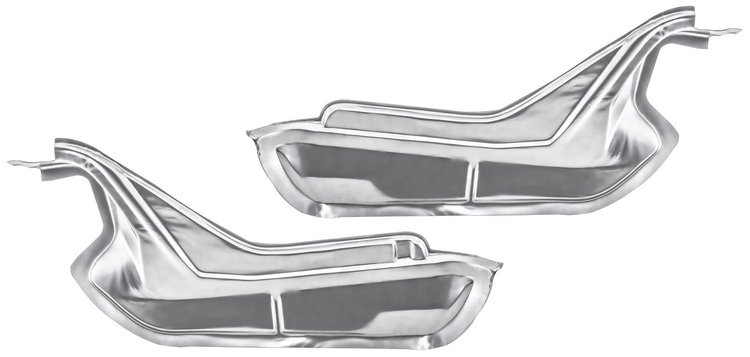 Trunk Extension Filler Panel Kit Fits Select 1970-1972 Pontiac Models