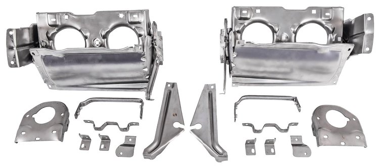 Hideaway Headlamp Assembly Kit for 1968-1969 Pontiac GTO [Pair]