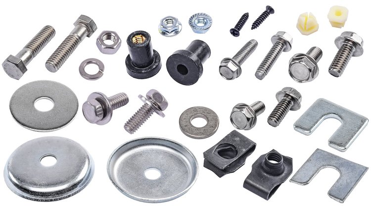 Front End Bolt Kit 1967-1968 Chevy Camaro (Standard Front End), Pontiac Firebird [Polished Stainless Steel]