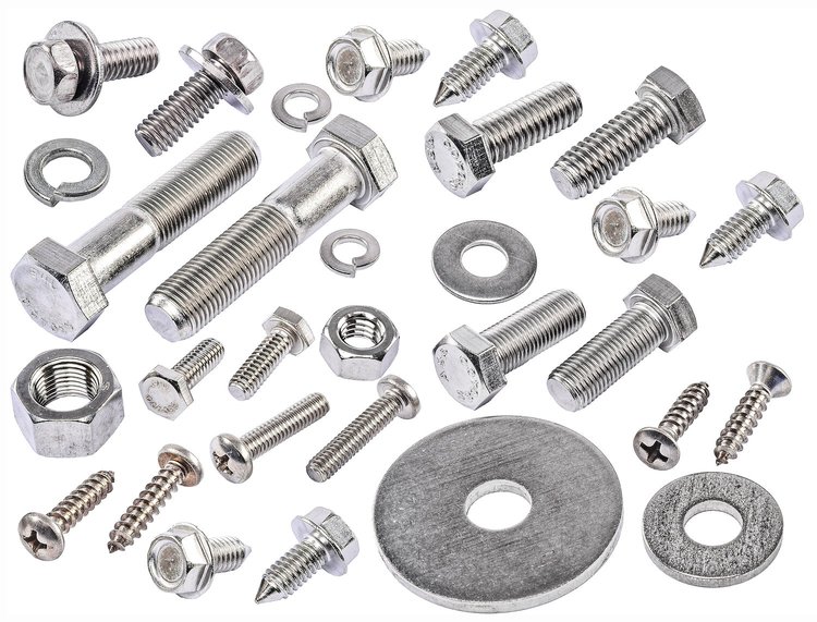 Front End Fastener Kit for Late 1955-1959 (2nd Series) GM Truck [Polished Stainless Steel]
