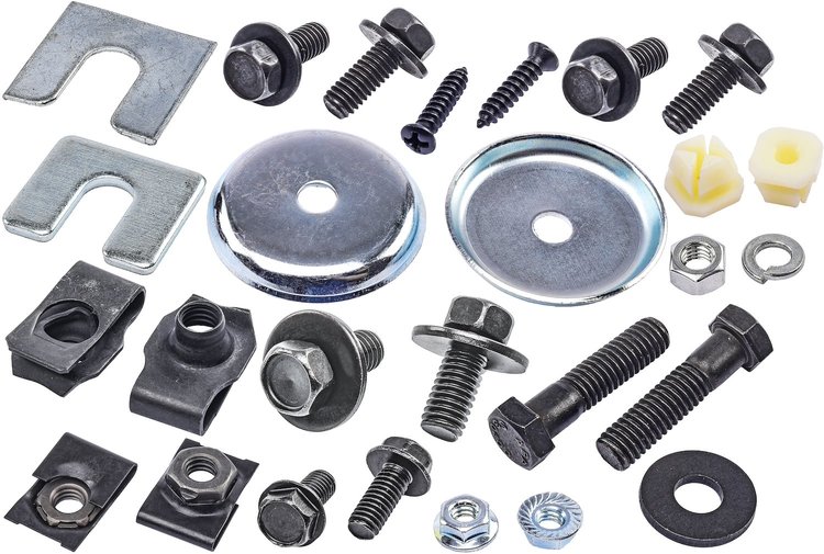 Front End Bolt Kit 1968-1972 Chevy Nova [Black Oxide-Coated Stainless Steel]