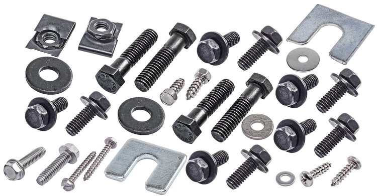 Front End Fastener Kit for 1981-1987 GM Truck/SUV [Black Oxide-Coated Stainless Steel]
