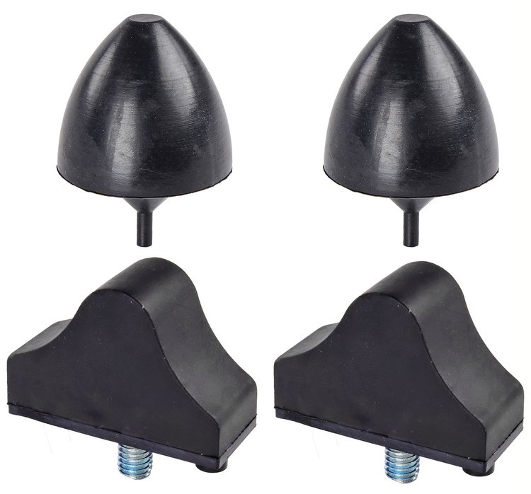 Front Upper & Lower Control Arm Rubber Bumper Kit for Select 1961-1972 GM Models