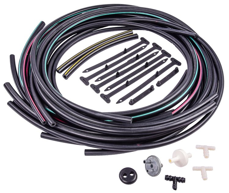 Hideaway Headlamp Door Vacuum Hose Kit for 1969 Chevy Camaro RS