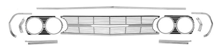 Grille Kit for 1965 Chevrolet Chevelle & El Camino